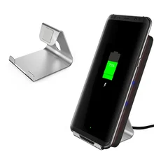 Qi Wireless Fast Charging Charger Dock Stand Holder For iPhone 7 7plus 8 X Samsung S8 S9 Note 5 Smartphone Charger Qi Wireless Fast Charging Charger Dock Stand Holder For iPhone 7 7plus 8 X Samsung S8 S9 Note 5 Smartphone Charger
