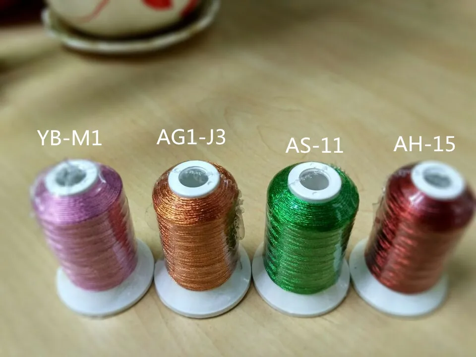 15 Multi Shaded Embroidery Thread Spools 15 different Colours