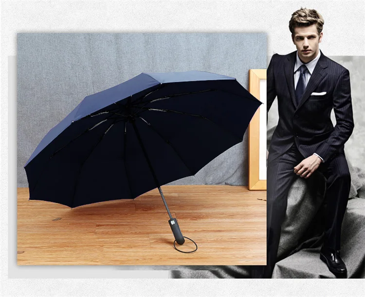 TOPX большой Модный ветрозащитный мужской Мягкий Складной Компактный Полностью автоматический дождевик высокого качества эпонж зонтик для женщин
