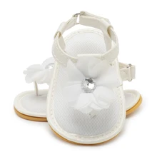 Милые младенцы сандалии Принцесса Летние мокасины для новорожденного Prewalker девочка детская обувь унисекс дети slip-on плоские туфли
