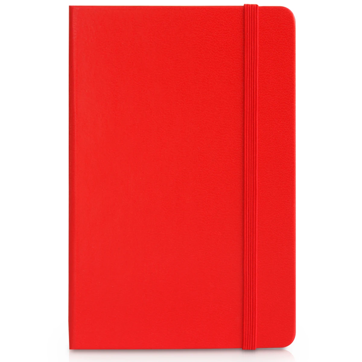 Маленькая записная книжка с ремешком черная красная Papelaria Planner школьные