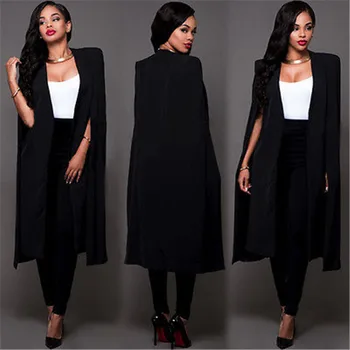 

Cool woman Casual Blazer Women Warm Fashion Simple Fashion Cool Long Coat Jacket Trench Windbreaker Parka Outwear