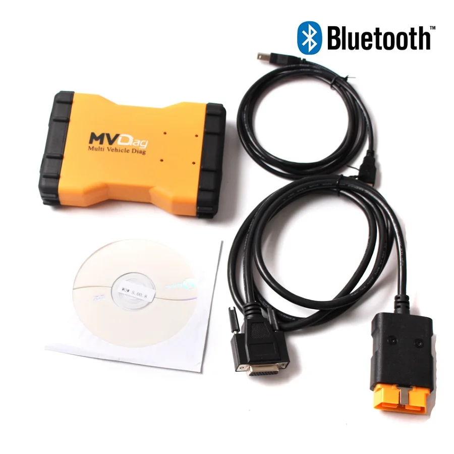 MVDIAG с Bluetooth Wurth 5.00.8 R2/. R1 V5.00.12 такой же, как TCS CDP PRO PLUS VCI MULTIDIAG CDP 3в1 диагностический инструмент - Цвет: with bluetooth