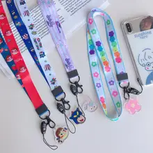 Duffy Bear Crayon Shinchan Flowers Pattern For Camera Mobile Phone Lanyard Neck/Wrist Strap Keys Chain