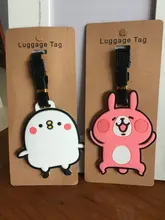 2018 Real Trolley Koffer Anime Cartoon Cute Silicone Rubber Travel Luggage Tag Holder Label Name Case Id Address Accessories 