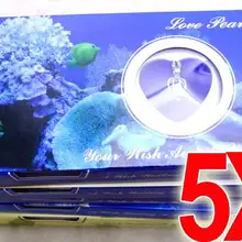 Популярные Подарочная коробка 5X сердце кулон Желание Жемчужное Цепочки и ожерелья Gift-who3621 /Розничная