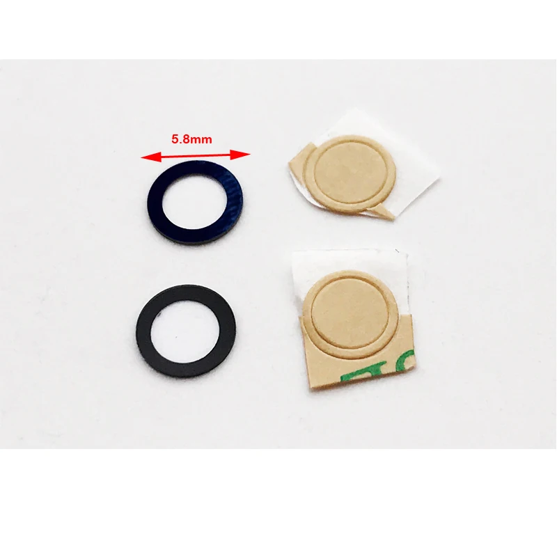 

2 pcs/lot ,New For Iphone 6 7 Glass Camera Lens Cover Replacement Parts with Adhesive Sticker