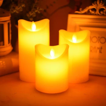 

Flameless Led Wax Candle Lamp For Wedding decoration,Electric Birthday candles Light,Candle For Fireplace/Candle Holder Decor.