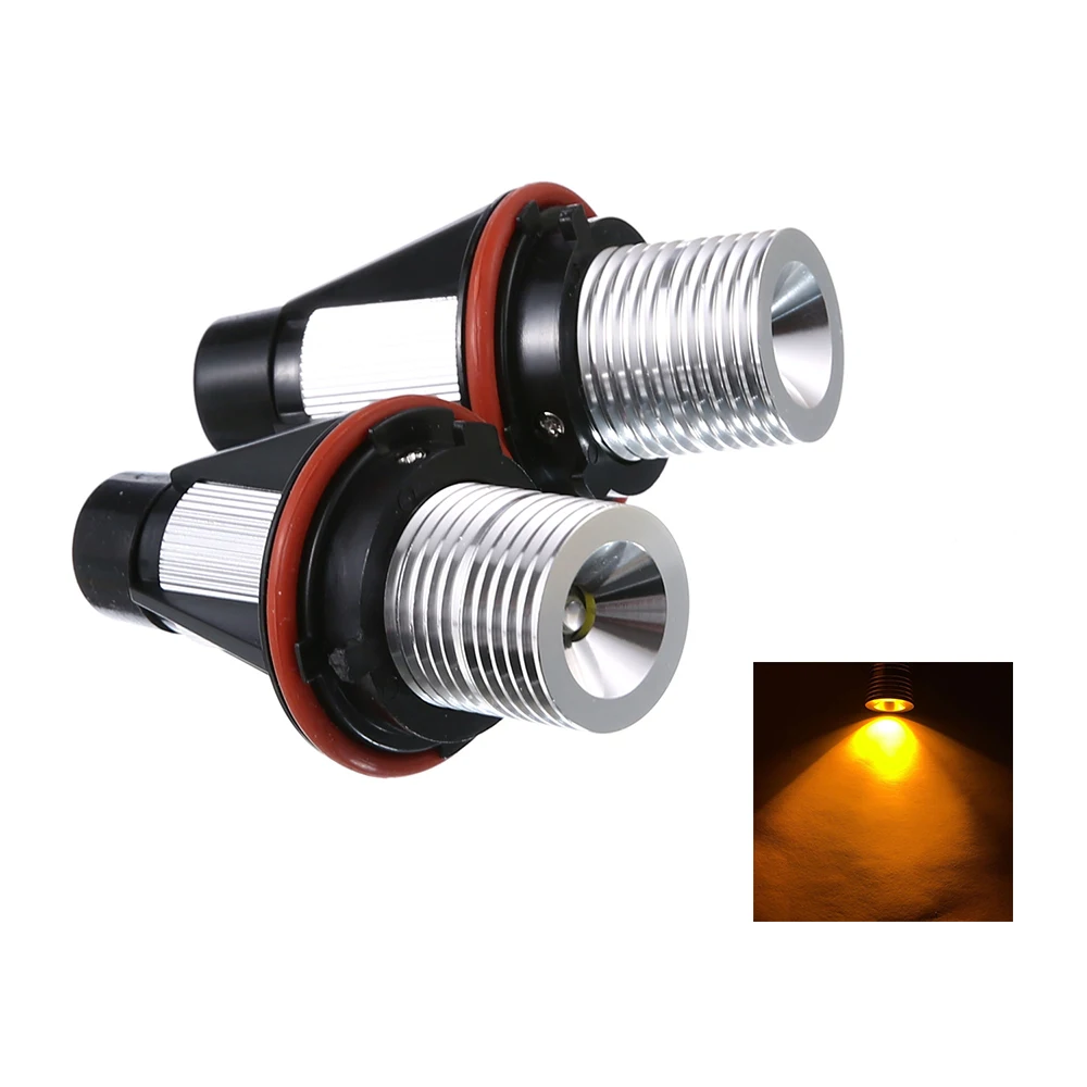 2pcs LED Angel Eyes Light Bulb Car LED Parking Lights Lamp for BMW E39 5W 12V Auto Car Lights