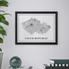 Prague City Poster Czech Republic Map Print Modern Canvas Painting Wall Art Pictures For Czechia Living Room Home Decoration ► Photo 2/6