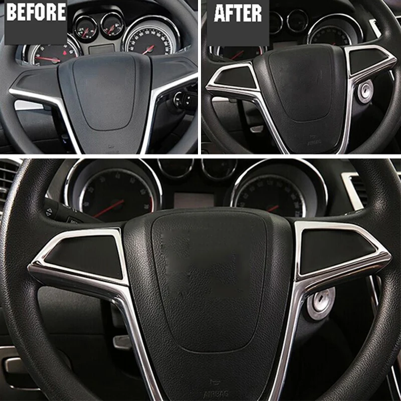 Для Buick Encore Opel Mokka X 2012 2013 2016 2017 2018 хромированный переключатель на руль панель