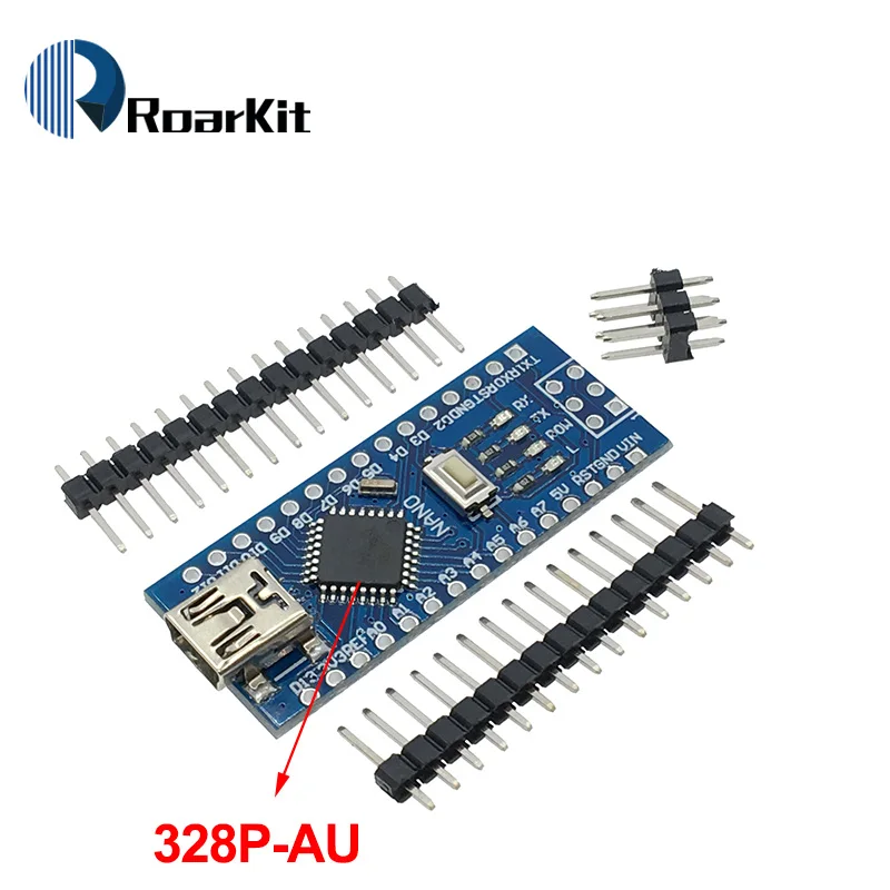 Мини USB Type C с Загрузчиком Nano 3 0 контроллер совместим Arduino CH340 5V 16Mhz V3.0 Atmega328 UNO IO