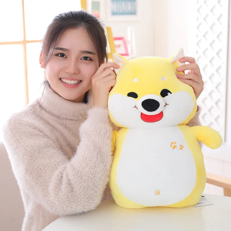 

30CM Husky Akita Bullfighting Plush Toy Children Doll Soft Fabric Toy For Girl Gift