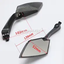 2X Universal Motorrad Rückspiegel Für Ducati Monster 620 696 750 796 900 1000 1100 8 MM 10 MM Montage bolzen