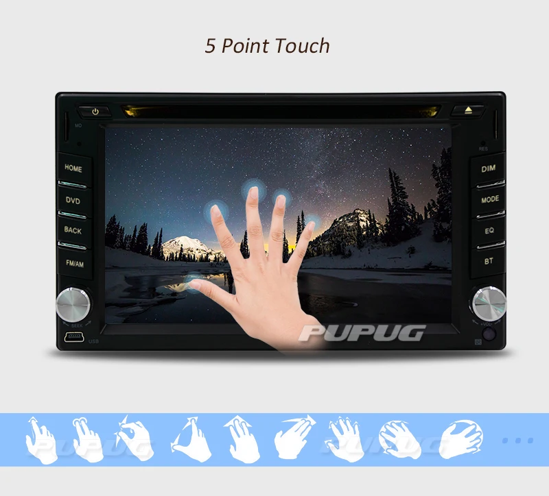 Excellent Android 3G WIFI 6.2" Double 2DIN Car Radio Stereo DVD Player GPS Navi Bluetooth 4 Excellent Android 3G WIFI 6.2" Double 2DIN Car Radio Stereo DVD Player GPS Navi Bluetooth 4