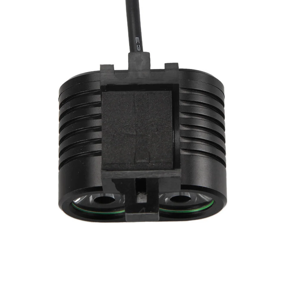 Велосипедный фонарик головной свет Lamp14-Modes 2000lm 2x XML 2 Led Велоспорт Передний велосипедный фонарь фара с батареей Pa