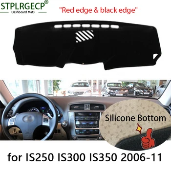 

Top Quality Double layer Dash Mat Dashmat Dashboard Cover Sun Shade Dash Board Cover Carpet for Luxus IS250 IS300 IS350 2006-11