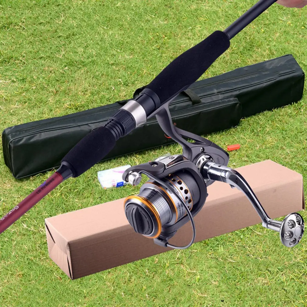 

Carbon Fiber Telescopic Fishing Rod and Reel Combo Full Kit Spinning Fishing Reel Fishing Lure Gear Organizer Pole Set