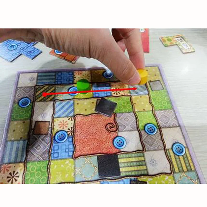Лоскутная настольная игра, 2 игрока, семейные/вечерние, лучший подарок для детей, битва, игра в помещении, развлечения