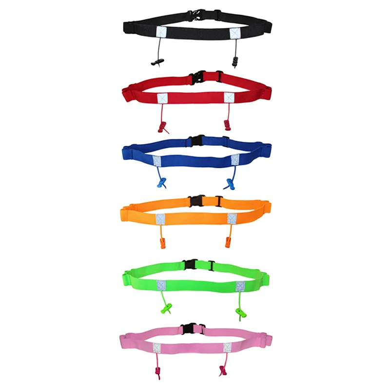 

2019 Unisex Running Race Number Belt Waist Pack Bib Holder For Triathlon Marathon Cycling Motor with Gel Loops