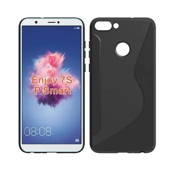 

50pcs/lot Free Shipping New S Line TPU Soft Case Cover For Huawei P Smart / P9 Lite mini Y6 Pro 2017