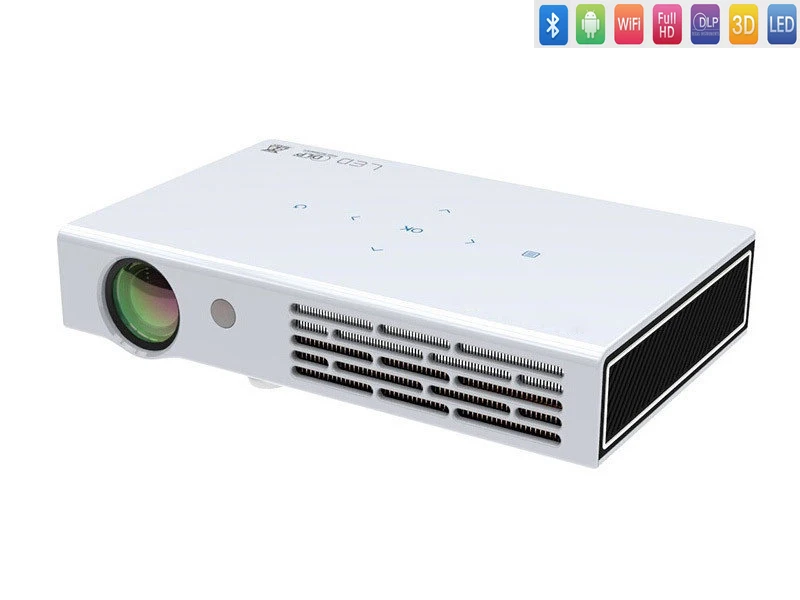 

COOLUX X5 DLP LED Mini Wireless Pico Wifi Projector 1080P HD HDMI USB VideoBuilt-in Android,3D,read PPT/PDF directly