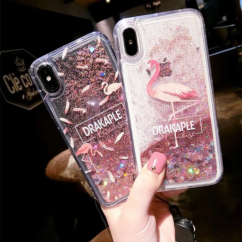 

Flame bird sand soft silicone phone case for Samsung S7 S8 S9 cartoon new phone case for Samsung Note8 Note9 back Cover