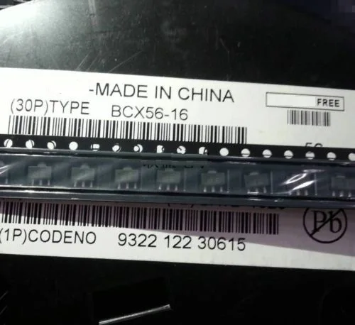 50 шт BCX56-16 транзистор NPN 80V 1A SOT89 Новый | Электроника