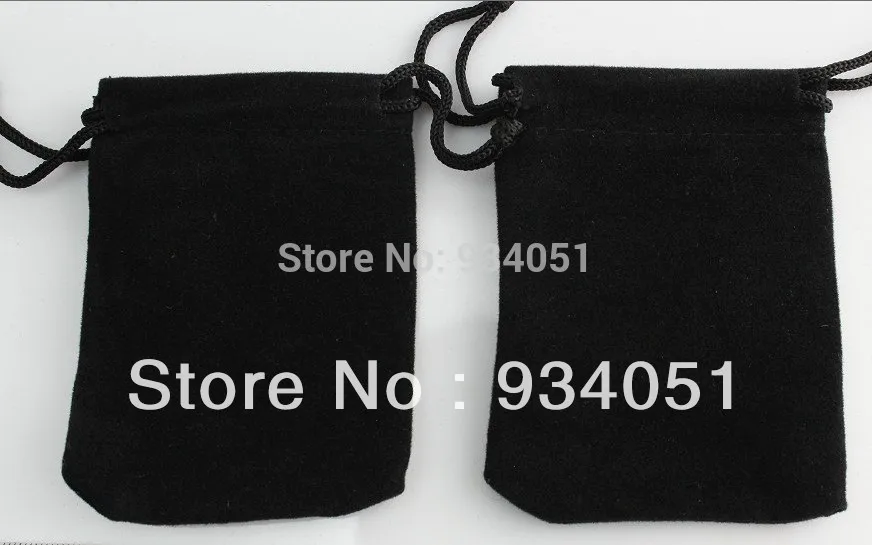 Set of 50pcs 7x9cm Black Velvet Jewelry Bags Gift Pouches Drawstring Sachets for Party Favors Package | Дом и сад