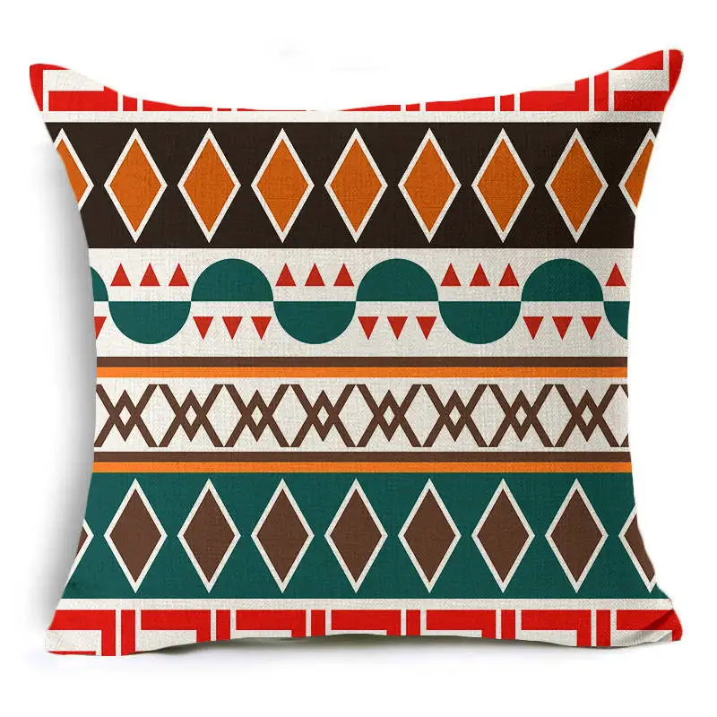 Maiyubo, красочная декоративная наволочка для подушки, льняная наволочка, скандинавский чехол для подушки, домашний, офисный, Диванный декор, PC444 - Цвет: 4