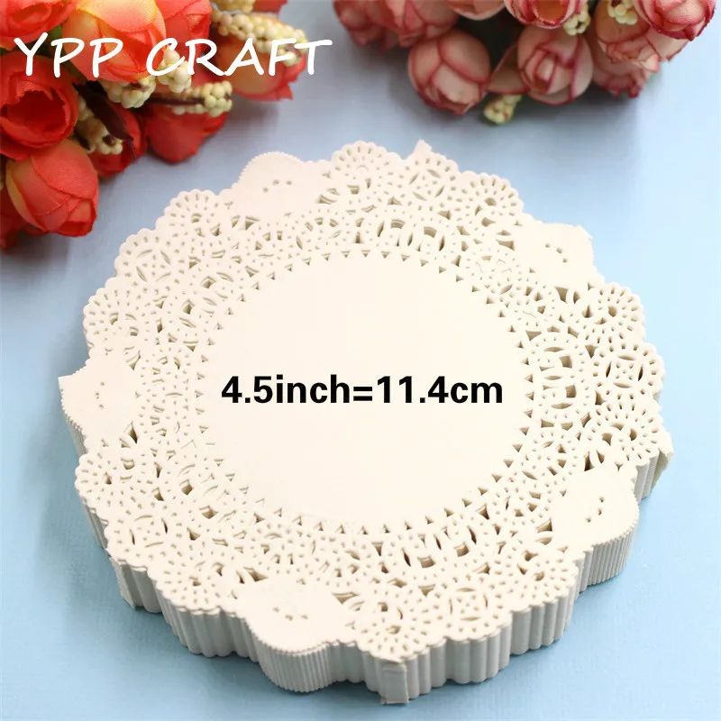 YPP CRAFT 4 5 &quotВинтажная салфетка кружевная бумага с отверстиями искусственная