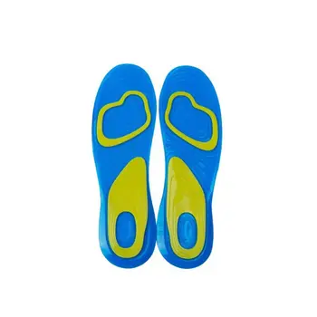 

1 Pair Shoe Pad Sports Exercise Pads High Elastic Shock Absorb Silicone Cut Orthopedic Cushion Military Deodorant Insole For Men