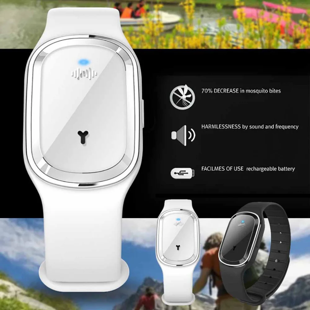 Mosquito Repellent Bracelet Pest Reject Electronic Mosquito Repeller Anti Mosquito Bracelet Wristband ChildAdult 40MAY14 (10)