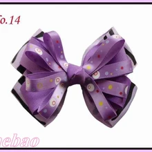 500 шт., Бутик для девочек, 4,25 дюйма, заколка для волос с изображением паука, модный бант для волос для девочек