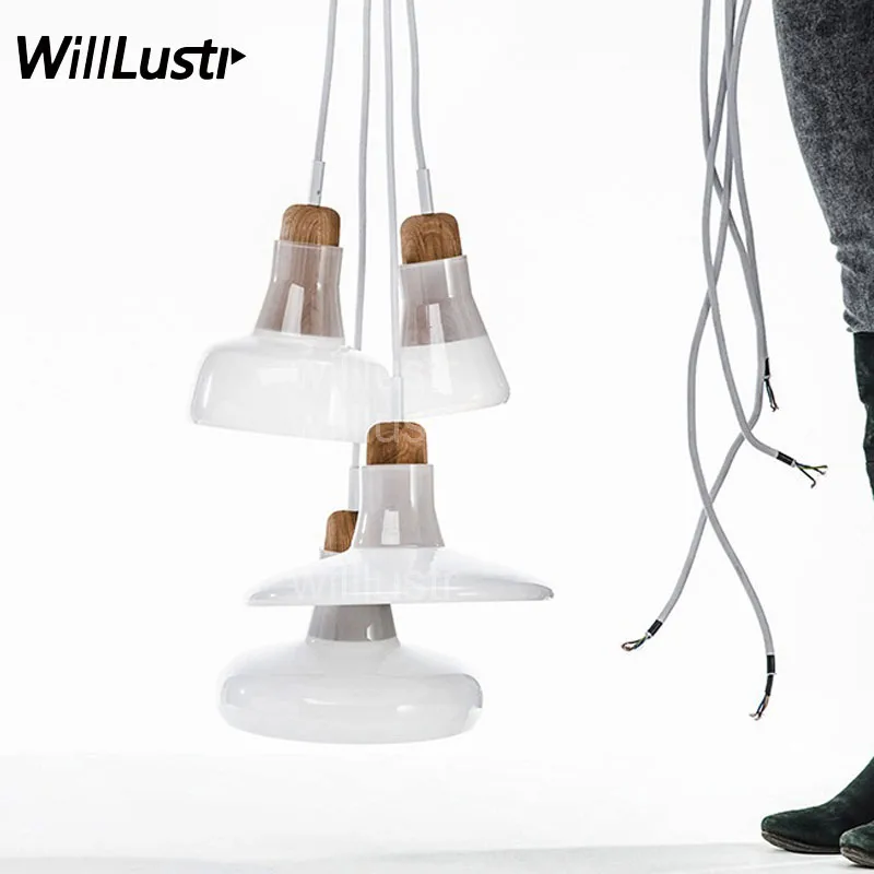 

Shadows LAMP modern glass pendant light Bedroom Sitting Room Restaurant Cafe bar suspension BROKIS design replica lighting
