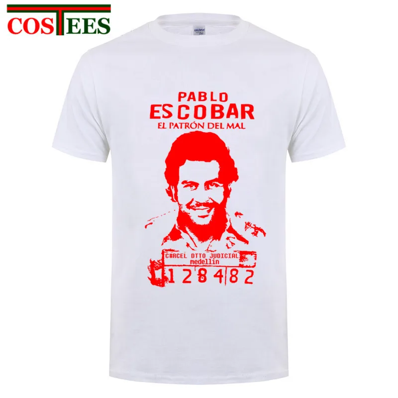2017 летняя стильная новая брендовая одежда Plata O Plomo футболки мужские Pablo Escobar