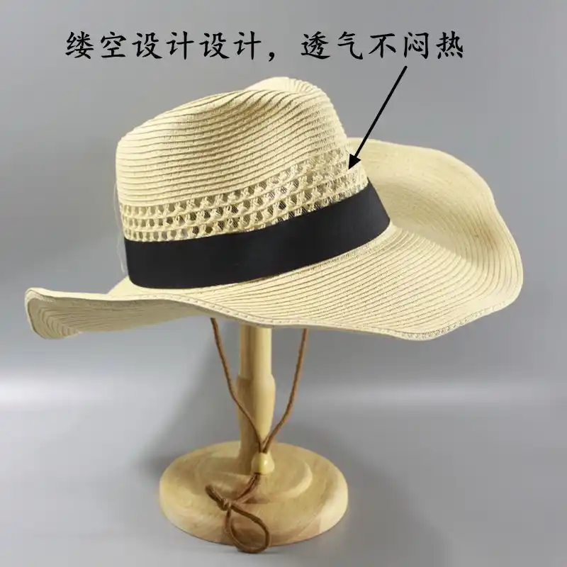 large size straw hats