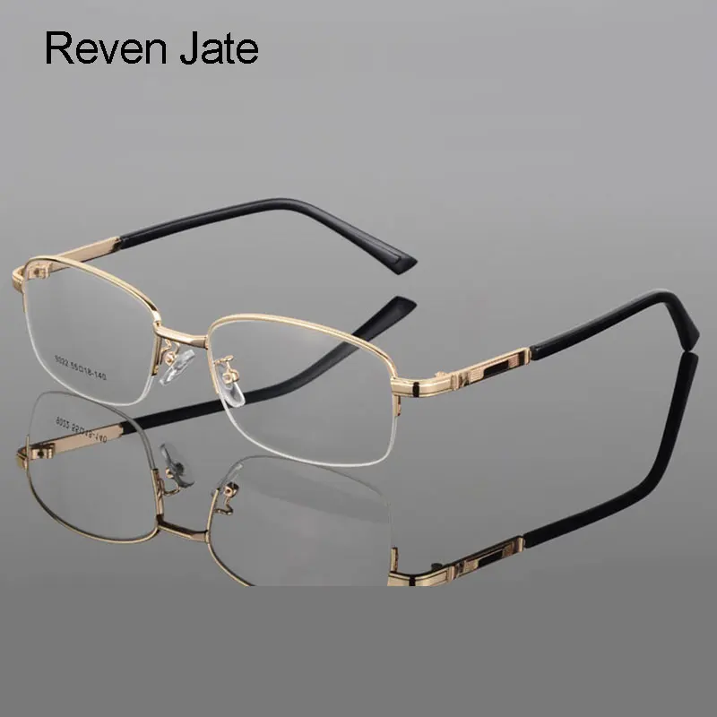 

Reven Jate Alloy Prescription Optical Eyeglasses Frame with 4 Optional Colors For Eyewear Free Assembly with Prescription Lens