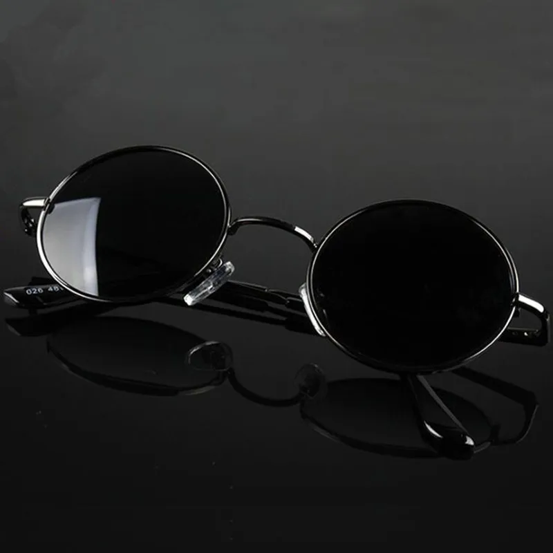 

New Brand Designer Classic Round Sunglasses Men Small Vintage Retro John Lennon Glasses Women Driving Metal Eyewear