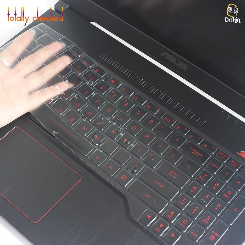 Keyboard Cover Keyboard Silicone Cover TPU laptop Keyboard Cover Skin For Asus TUF Gaming FX504 FX504GE FX504GD FX504GM FX504G FX505G fx505DT FX505GD FX505DU 15.6''