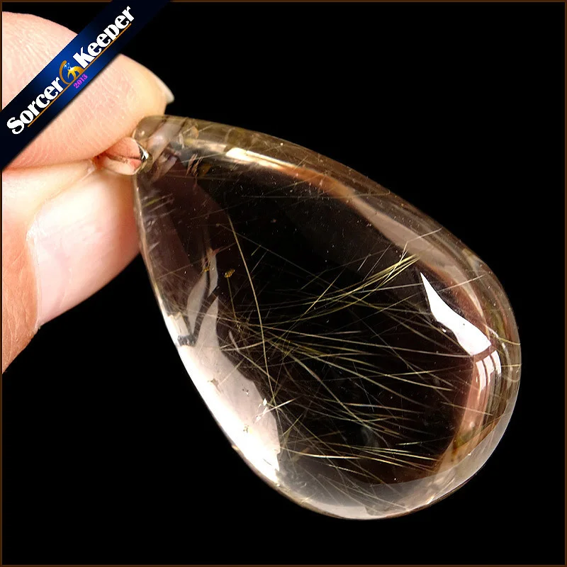

Natural Stones Rutilated Quartz Pendant Hair Crystal Free Necklace Mineral Specimen Garden Crystal Quartz Jewelry Energy PS073