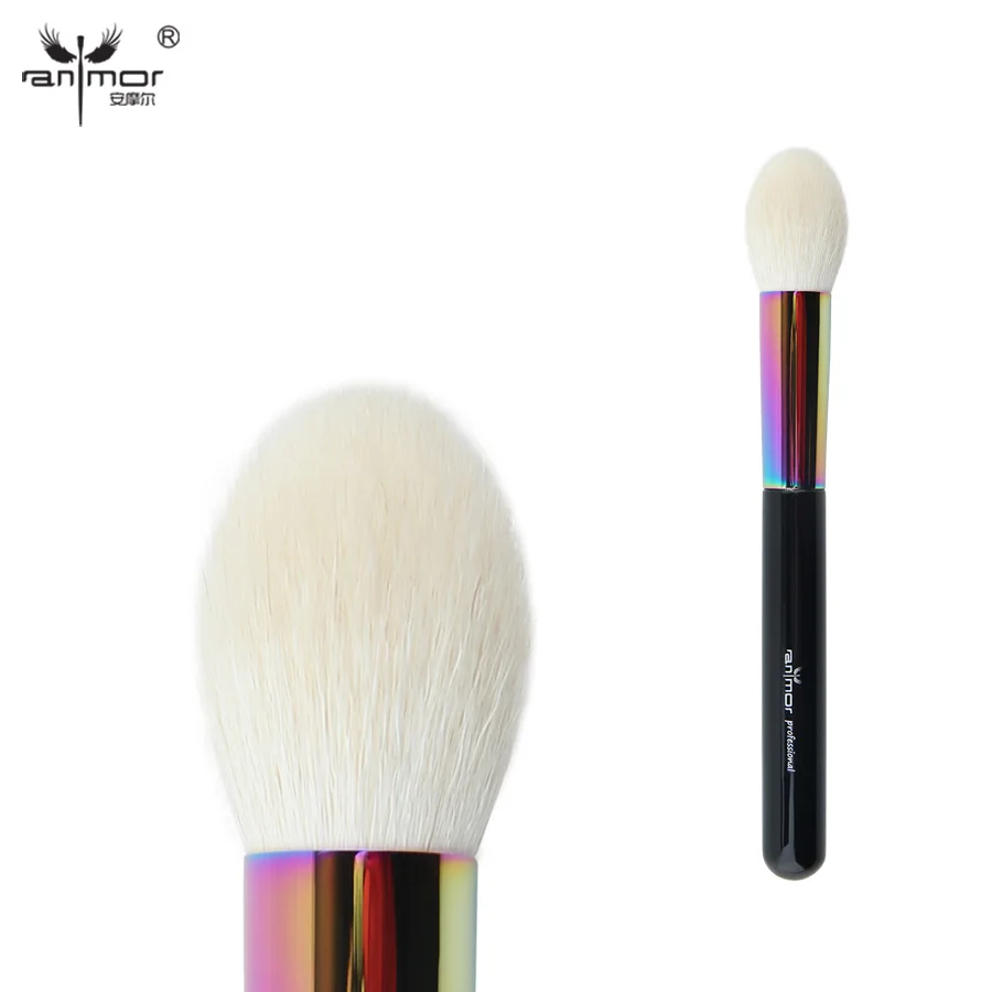 

2019 Anmor Goat Hair Tapered Face Makeup Brushes High Quality Professional Powder Blush Contour Make up Brush Contour Tool