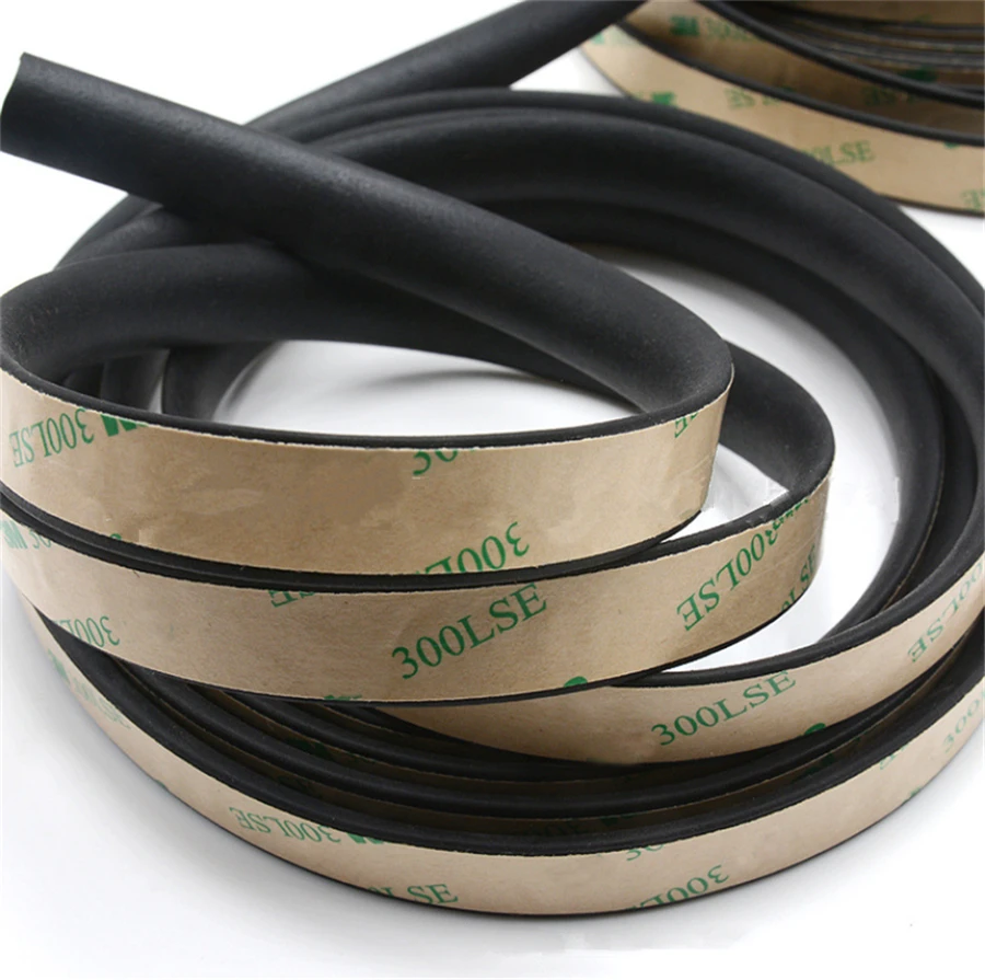 5M Car Sunroof Seal Rubber Car Seals Sound Insulation Noise Insulation