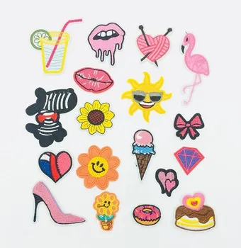 

DIY decoration accessories 3d flower Patches for DIY sewing dresses flower applique