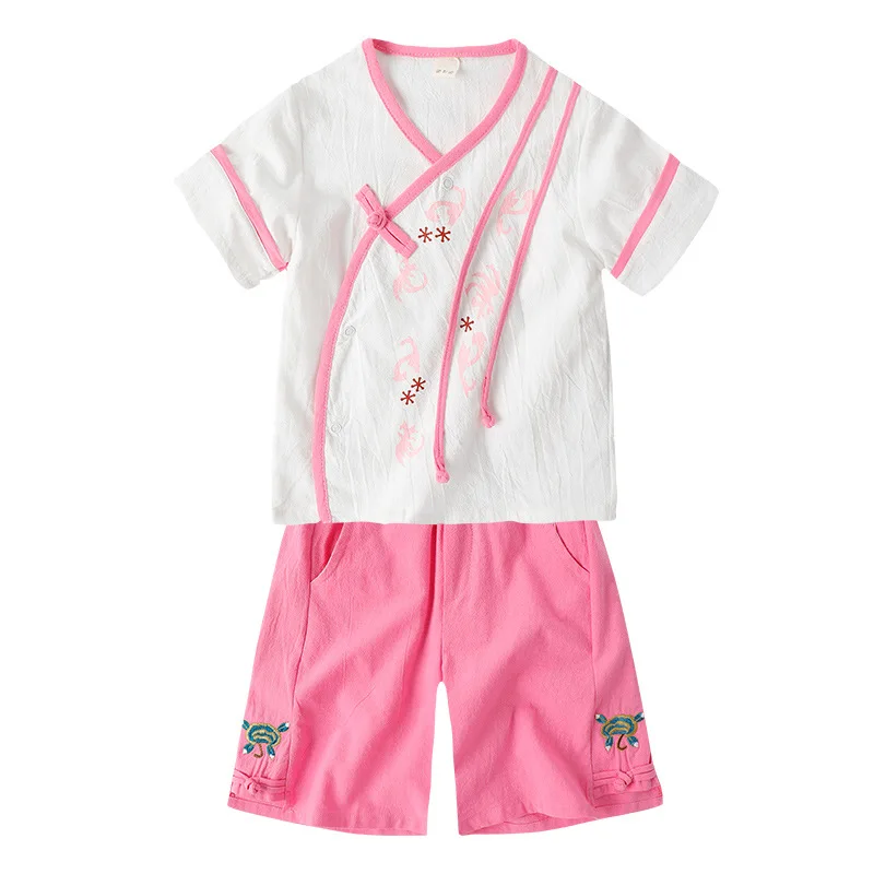 New Traditional Chinese Clothing For Girls Baby Taichi Uniform Boys