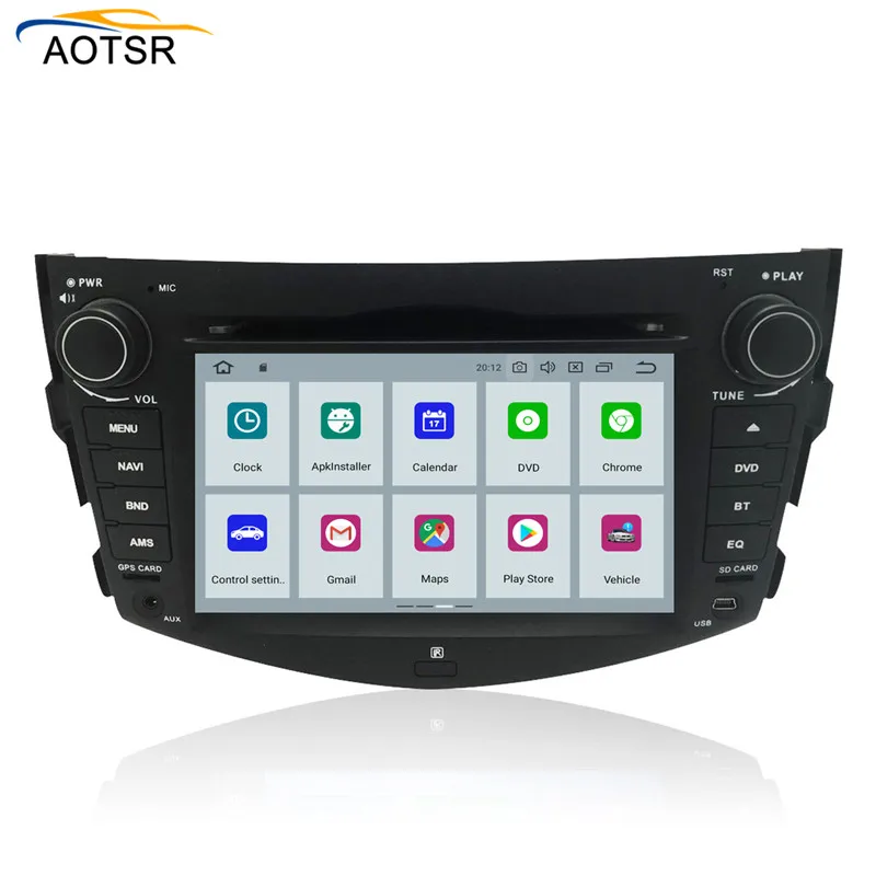 IPS Android 9 0 Автомобильный мультимедийный dvd плеер головное устройство для Toyota RAV4 2006