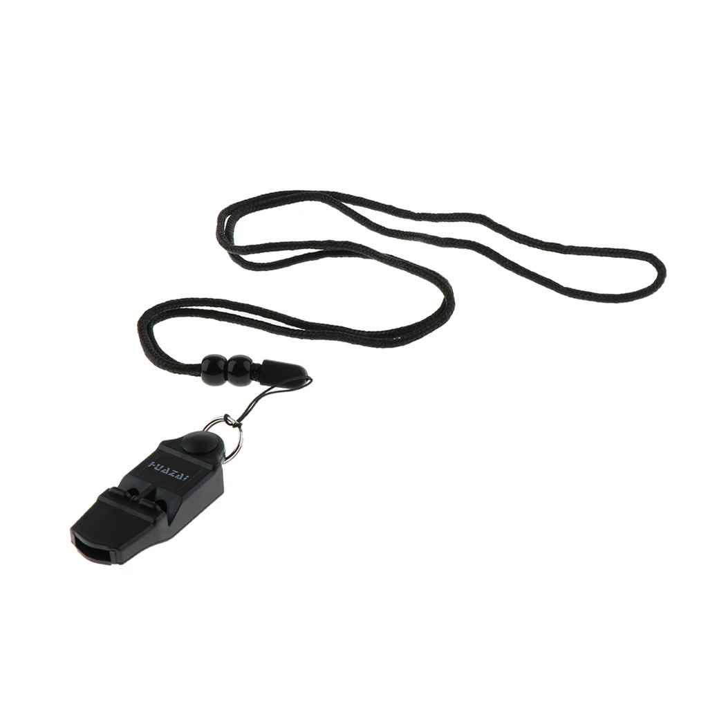 Safety Referee Whistle Survival Whistle With Lanyard Universal - Loud and Easy to Control - Outdoor Sports and Rescue Tool