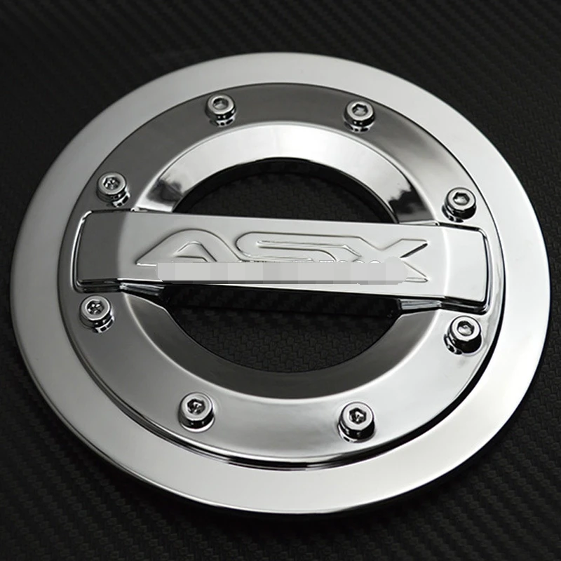 For Mitsubishi ASX 2011 2015 ABS Chrome Tank Cover Fuel Oil Gas Tank