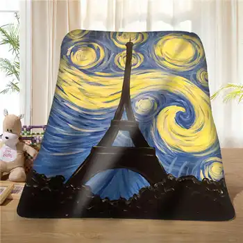 

Custom tardis-on-a-starry-night (1) Blanket Soft Fleece DIY Your Picture Decoration Bedroom Sofa Multi Size#928-01-42
