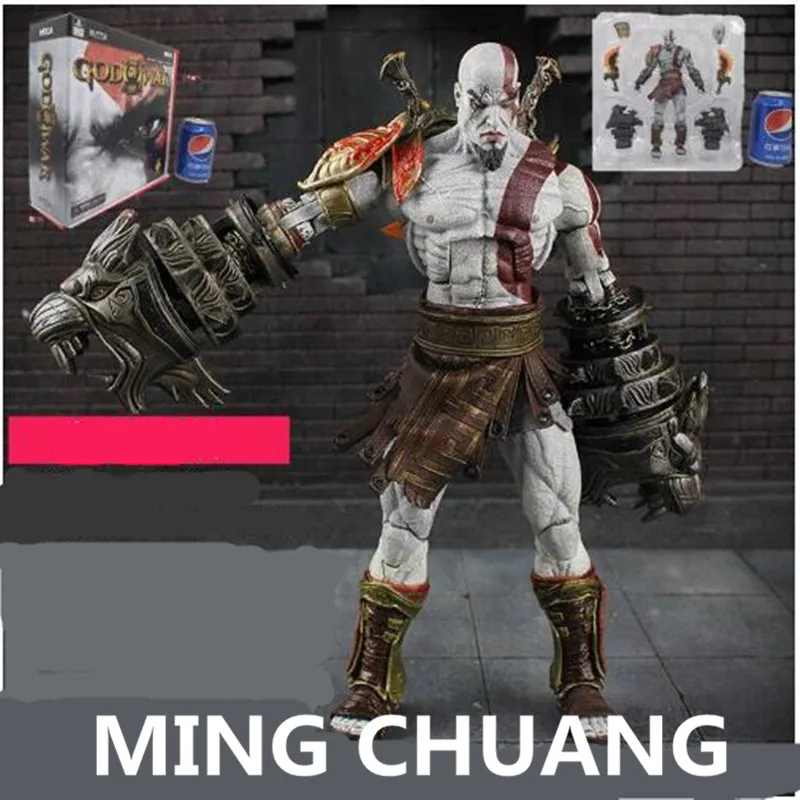 God of War 3 Kratos Blade of Chaos Gauntlet of Zeus Action Figure